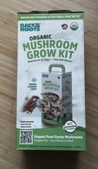 Back to the Roots Organic Mushroom Grow Kit, Organic Pearl Oyster Mushrooms, NEW