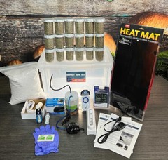 Mega Mushroom Growing & Incubator Kit | Fully Automated | 18 Sterilized Jars