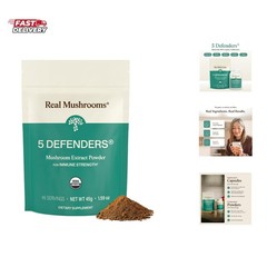 5 Defenders Mushroom Complex – Functional Mushrooms Extract from Chaga, Shiit…