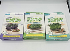 Back to the Roots Organic Microgreens Grow Kit Variety Pack Set of 3