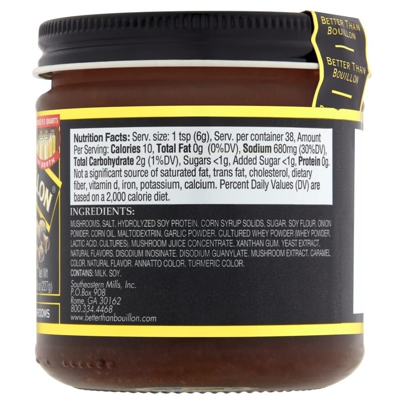 Rich Flavor Mushroom Base, 38 Servings in 8 OZ - Vegetarian Kitchen Essential gallery