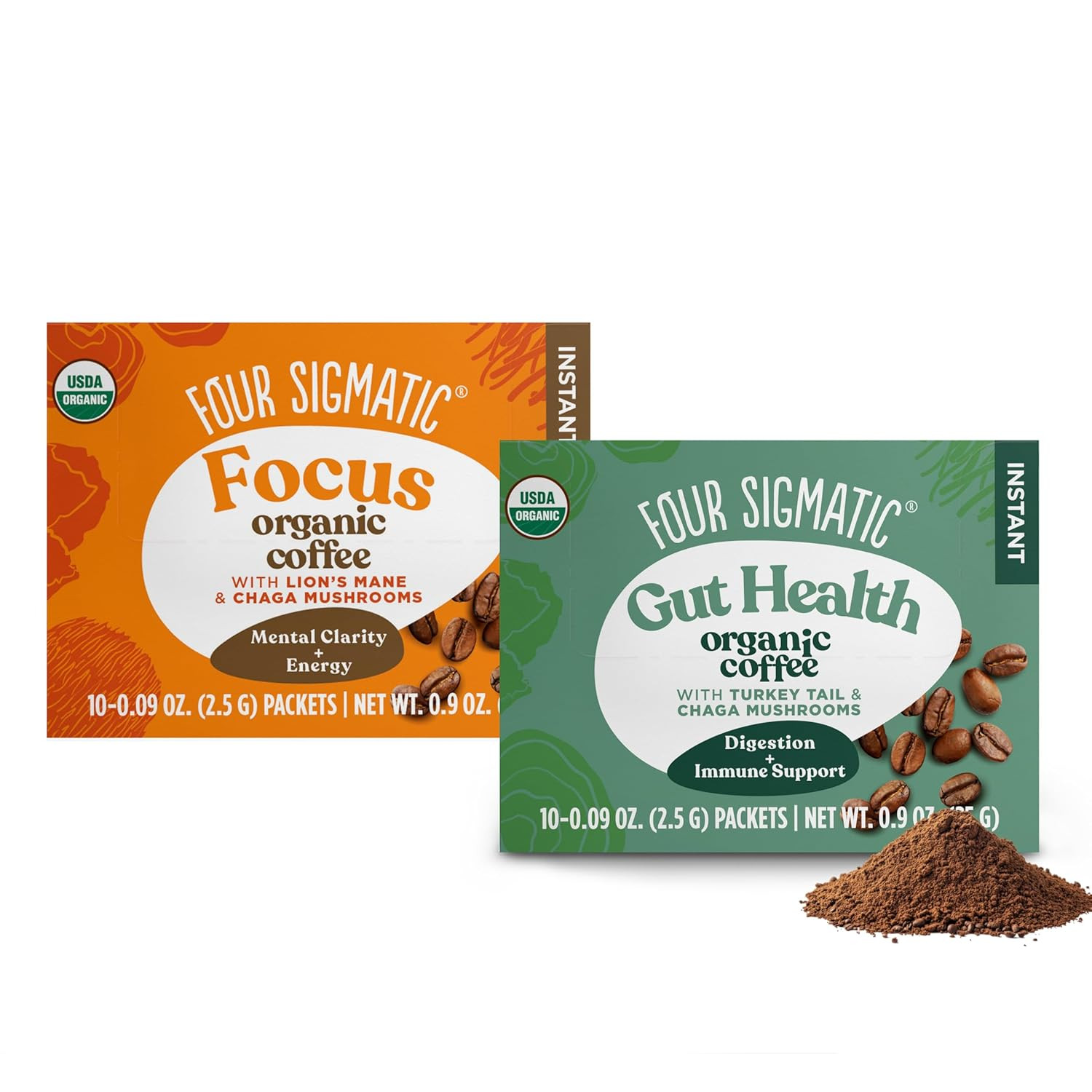Mushroom Coffee Mix Pack of 2 - Lion'S Mane and Chaga & Cordyceps and Chaga gallery