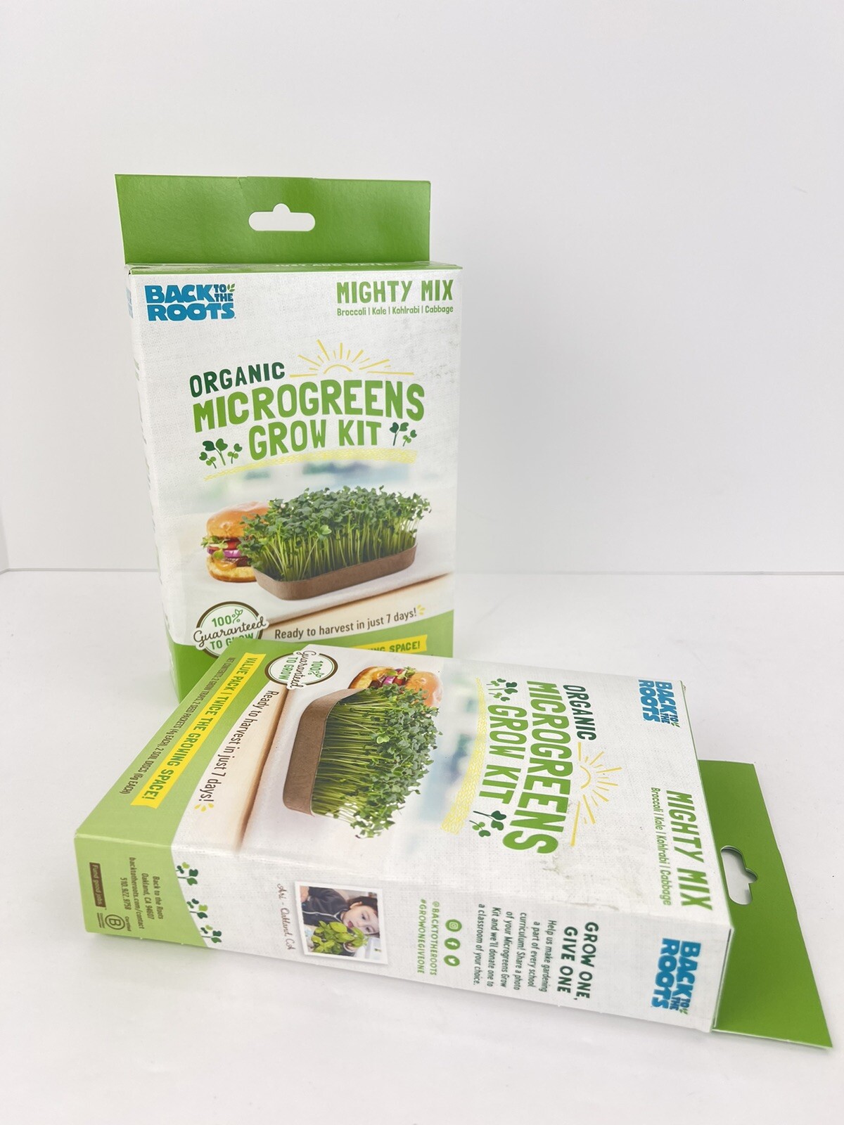 2 PACK - Sealed Back to the Roots Organic Microgreens Grow Kit Mighty Mix gallery
