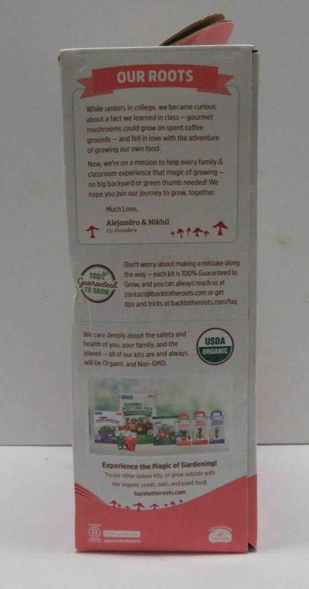 Back to the Roots Organic Pink Mushroom Grow Kit, Harvest Gourmet Mushrooms gallery