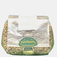 (4 Pack) Rye Spawn Bags – Sterile Grains for Mushroom Cultivation (dung-loving)