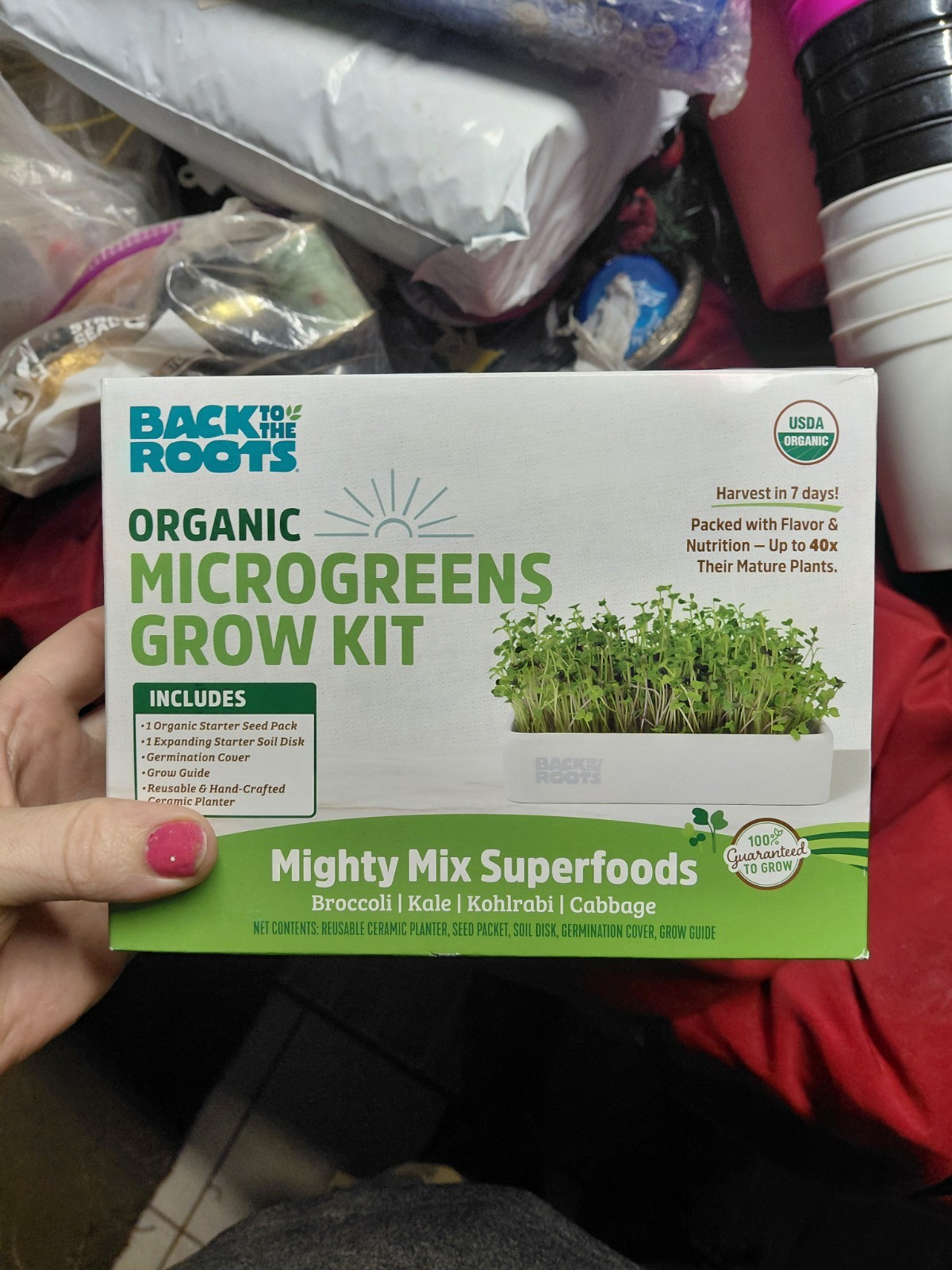 Back to the Roots Organic Microgreens Grow Kit. gallery