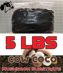 5 LBS Coco Mushroom Substrate with Added Cow Manure