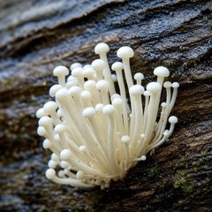 White Enoki (Flammulina Velutipes) Liquid Culture Syringe