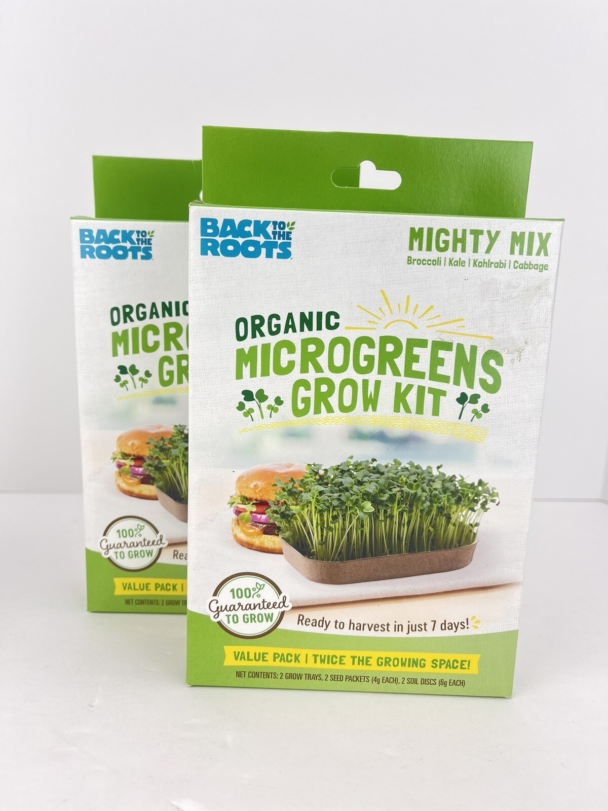2 PACK - Sealed Back to the Roots Organic Microgreens Grow Kit Mighty Mix gallery
