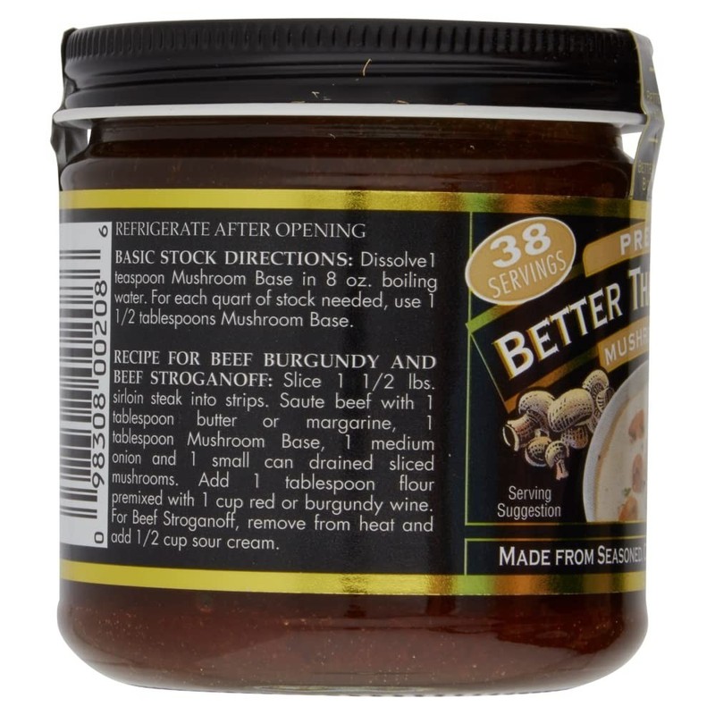 Rich Flavor Mushroom Base, 38 Servings in 8 OZ - Vegetarian Kitchen Essential gallery
