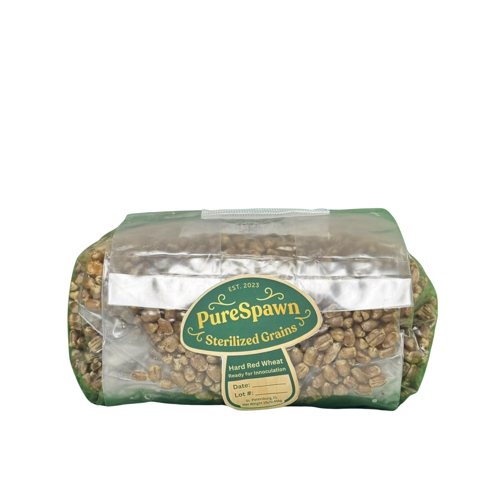 Premium Red Winter Wheat Spawn Bag - Sterilized Grains for Mushroom Cultivation gallery