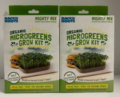 2 PACK – New Back to the Roots Organic Microgreens Grow Kit Mighty Mix X2