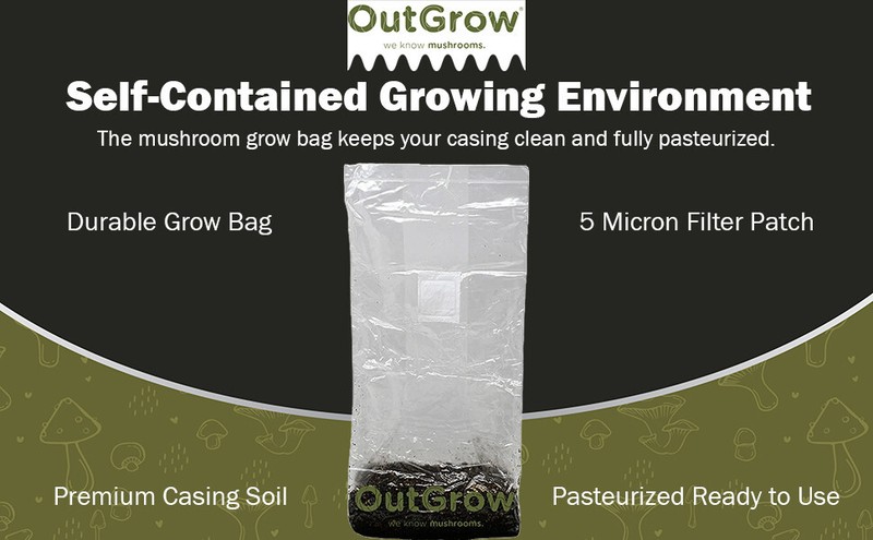 Mushroom Substrate Casing Soil (Six Individual one pound Bags) gallery