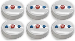 6 Liquid Culture Mason Jar Lids Wide Mouth for Mycology, 2 Injection Ports Each
