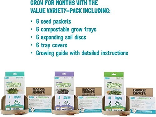 DIY Microgreen Grow Kit - 6 Variety Pack for Home Gardening & Healthy Eating gallery