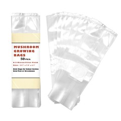 40 Pack, Mushroom Grow and Spawn Bags – Extra Thick – Size 4″ X 3.5″ X 13″