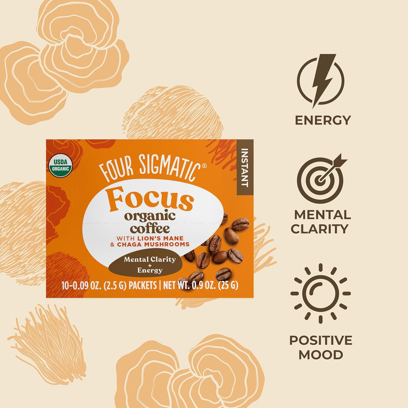 Mushroom Coffee Mix Pack of 2 - Lion'S Mane and Chaga & Cordyceps and Chaga gallery