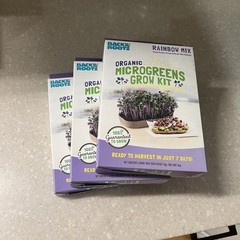 Organic Microgreens Grow Kit – Back to the Roots – Rainbow Mix